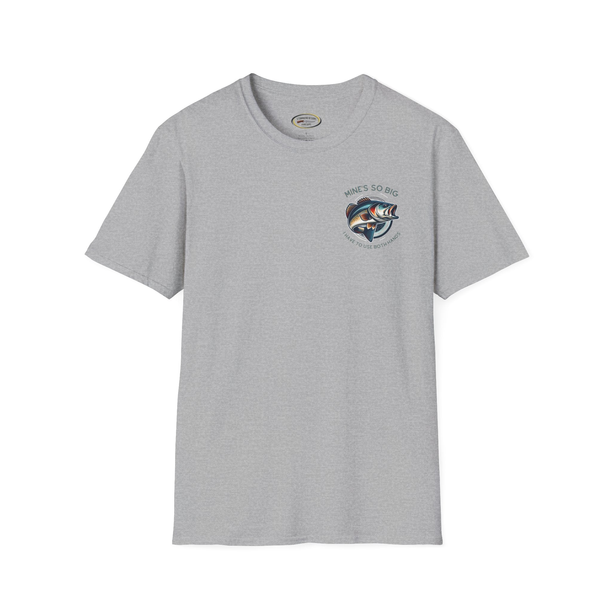Unisex Bass Fishing T-Shirt | Humorous Angler Tee | Soft-Style Cotton Comfort | Durable & Ethical Casualwear | Funny Fishing Gift