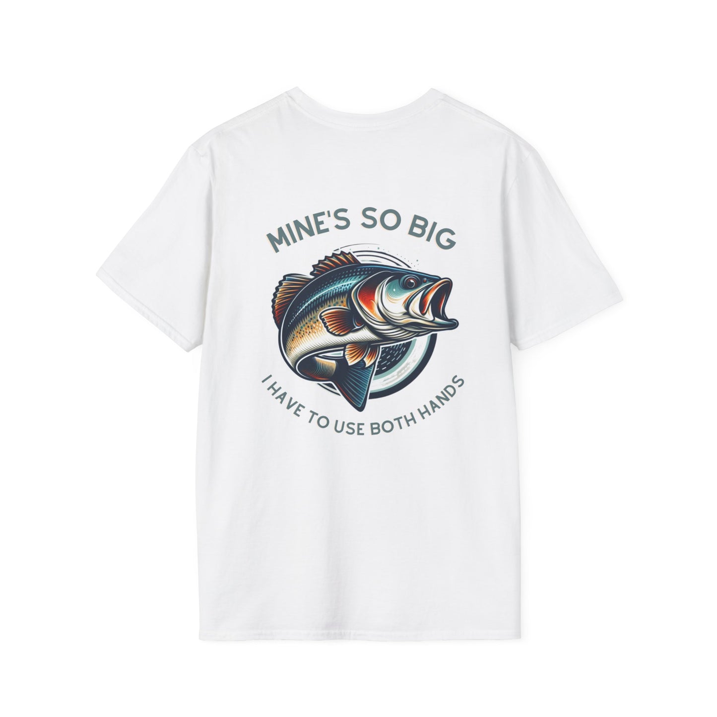 Unisex Bass Fishing T-Shirt | Humorous Angler Tee | Soft-Style Cotton Comfort | Durable & Ethical Casualwear | Funny Fishing Gift