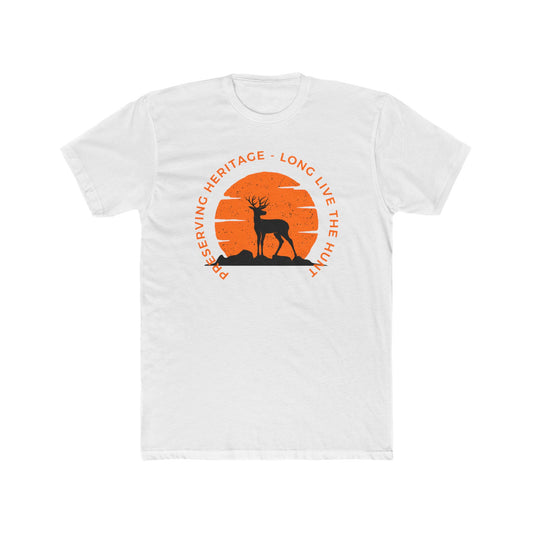 “American Hunting Heritage Men’s Tee - Long live the Hunt | Lightweight Cotton Crew Shirt”