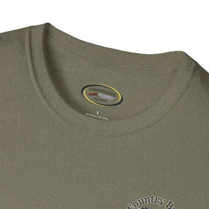 Unisex ‘Country Boys Always Survive’ Tee - Soft Ring-Spun Cotton, Durable Twill Tape Shoulders, Ethically Made & Oeko-Tex Certified