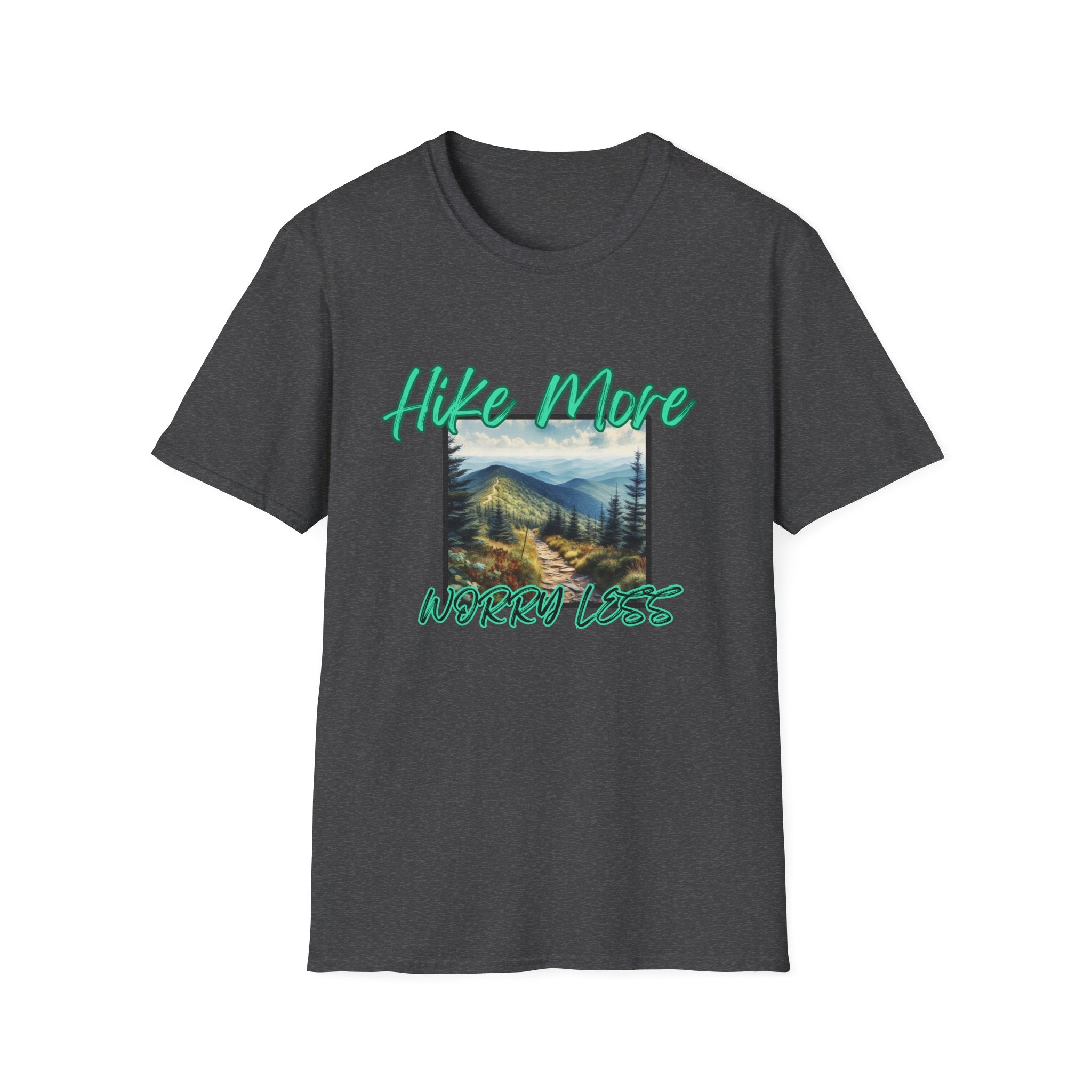 Trail Bliss Tee - Hike More, Worry Less | Eco-Friendly Ring-Spun Cotton Hiking Shirt
