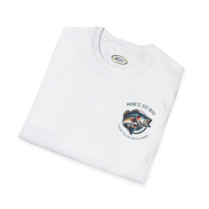 Unisex Bass Fishing T-Shirt | Humorous Angler Tee | Soft-Style Cotton Comfort | Durable & Ethical Casualwear | Funny Fishing Gift