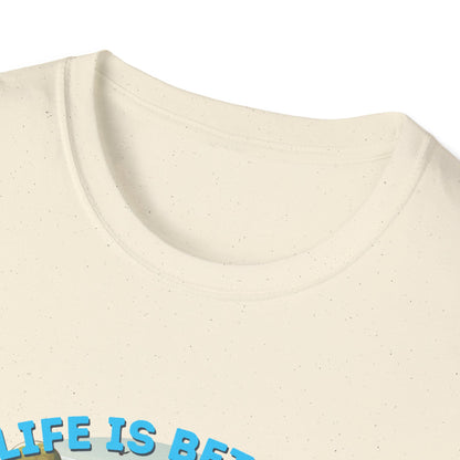 Campers Haven Cotton Tee: Eco-Friendly, Seamless Design, Lightweight Outdoor Comfort