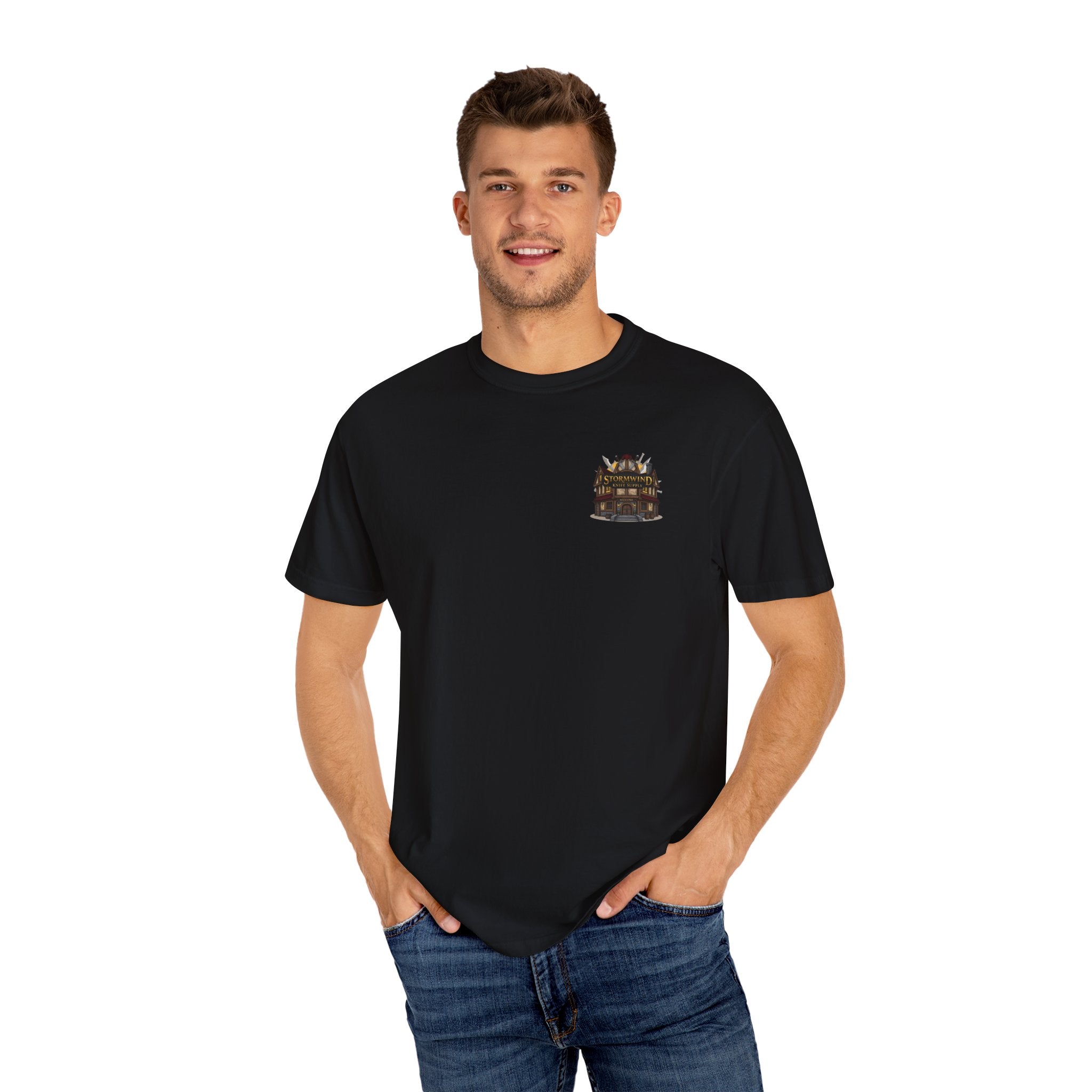 Stormwind-Inspired Unisex T-Shirt, Fantasy Apparel, Gamer Shirt, Gift for Gamers, Casual Wear, Gaming Merchandise