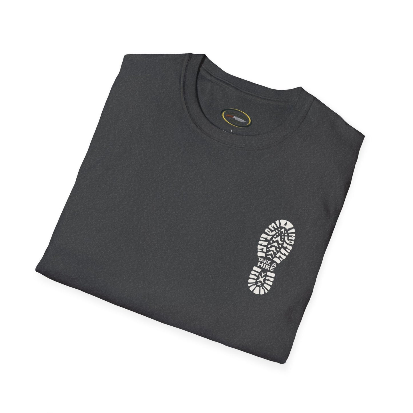 Unisex Take a Hike Soft-Style Tee - 100% Cotton Comfort with Durable Twill Tape & Ribbed Collar