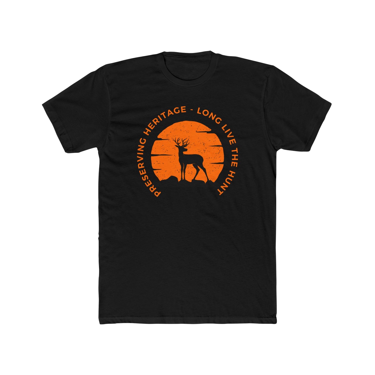“American Hunting Heritage Men’s Tee - Long live the Hunt | Lightweight Cotton Crew Shirt”