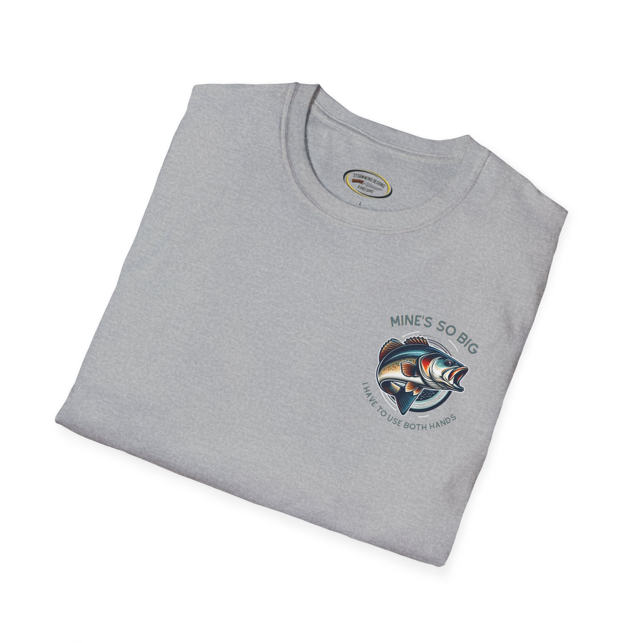 Unisex Bass Fishing T-Shirt | Humorous Angler Tee | Soft-Style Cotton Comfort | Durable & Ethical Casualwear | Funny Fishing Gift