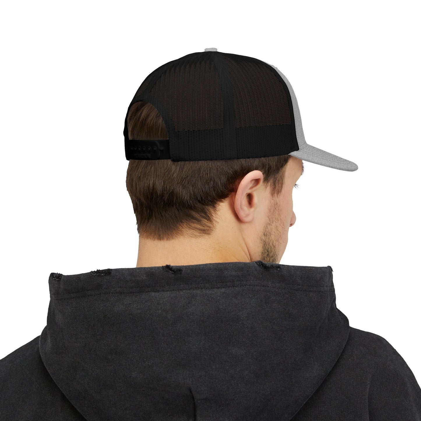 Embroidered Snapback Trucker Cap, Stylish Cap for Outdoor Enthusiasts, Unique Gift for Him, Custom Hat for Events, Casual Everyday Wear