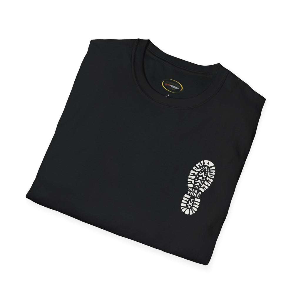 Unisex Take a Hike Soft-Style Tee - 100% Cotton Comfort with Durable Twill Tape & Ribbed Collar