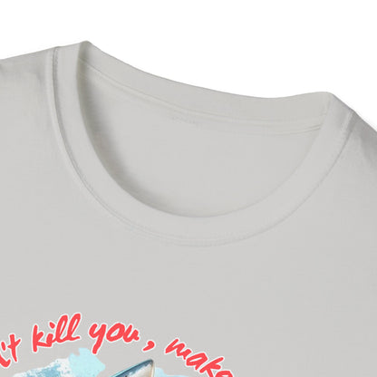 Jawsome Strength Tee: Sharks Will Kill You – Survival Humor Shirt