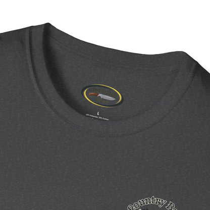 Unisex ‘Country Boys Always Survive’ Tee - Soft Ring-Spun Cotton, Durable Twill Tape Shoulders, Ethically Made & Oeko-Tex Certified