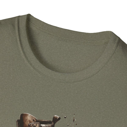 Trail Boss Cotton Tee: Bear-Proof Humor, Eco-Friendly Comfort, Versatile Outdoor Wear