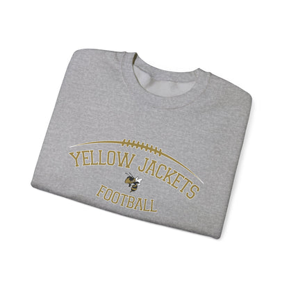 Yellow Jackets Football Crewneck Sweatshirt | Unisex Athletic Apparel, Comfy Casualwear, Sports Team Gear, Gift for Fans, Football Season