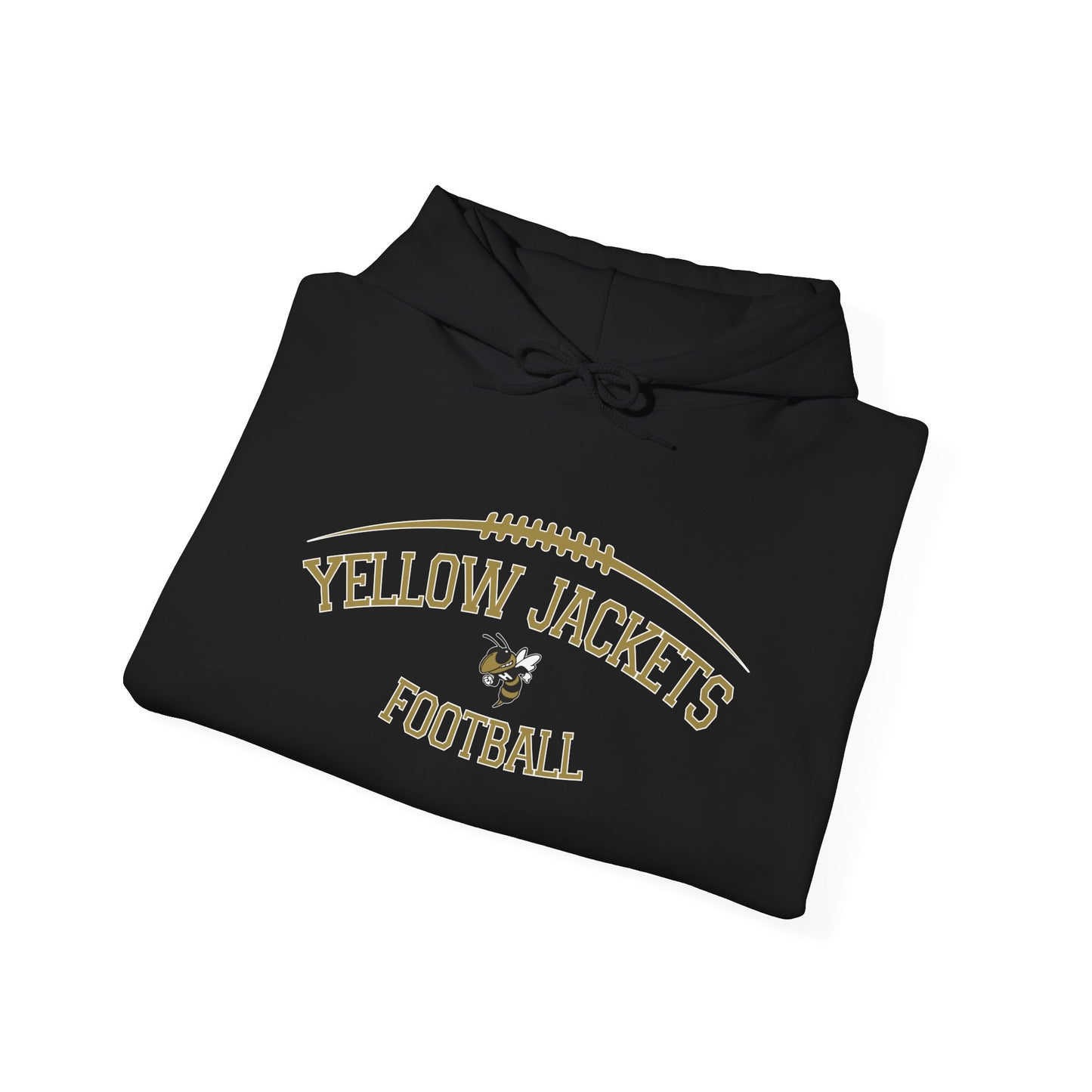 Yellow Jackets Football Unisex Hoodie, Cozy Sweatshirt, Game Day Apparel, Sports Team Gear, Unique Gift for Fans