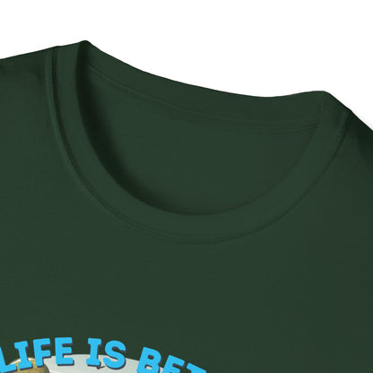 Campers Haven Cotton Tee: Eco-Friendly, Seamless Design, Lightweight Outdoor Comfort