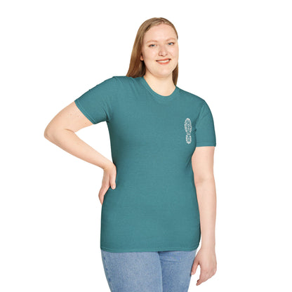 Unisex Take a Hike Soft-Style Tee - 100% Cotton Comfort with Durable Twill Tape & Ribbed Collar