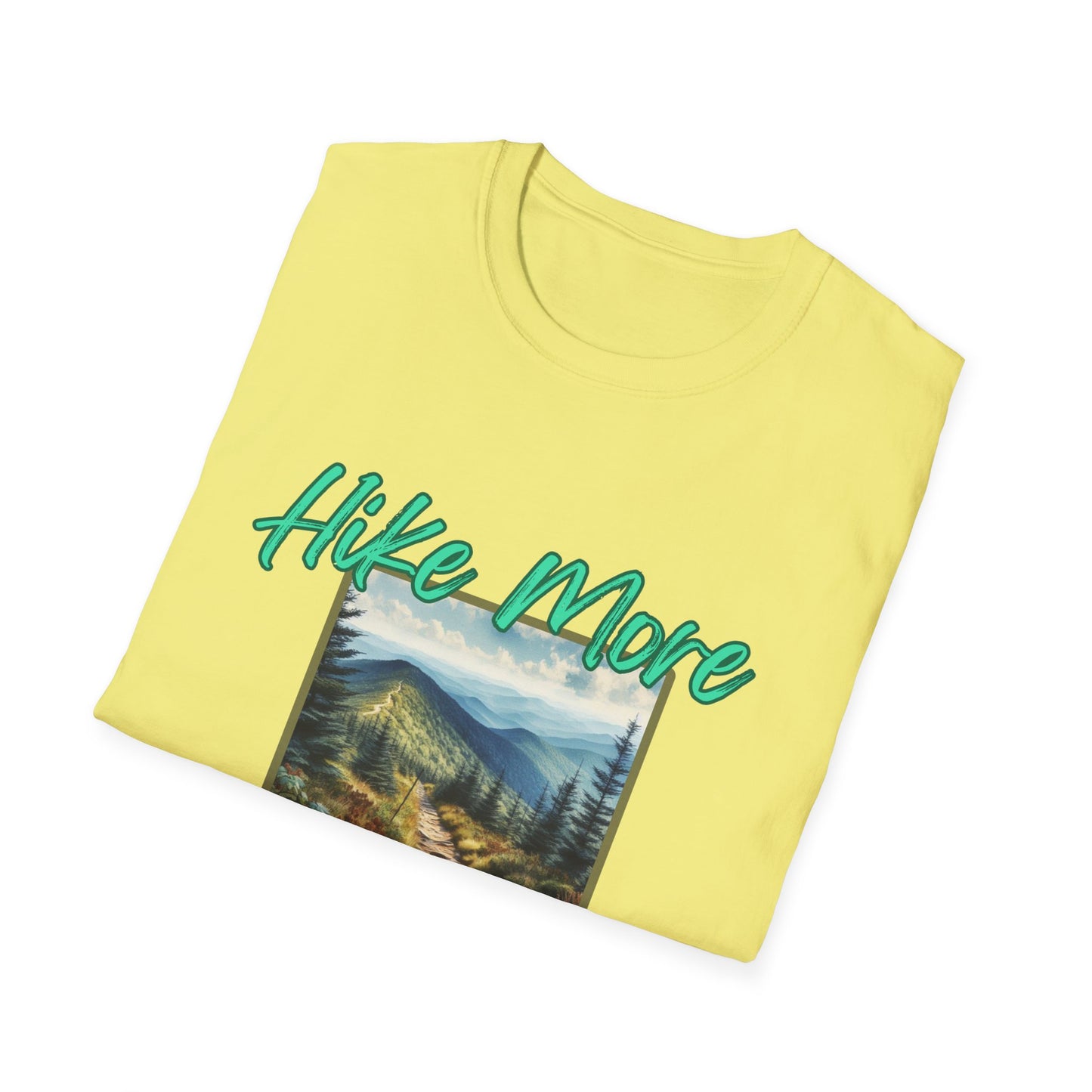 Trail Bliss Tee - Hike More, Worry Less | Eco-Friendly Ring-Spun Cotton Hiking Shirt
