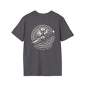 The woods are calling Tee - Unisex Deer and Knife Print T-Shirt for Outdoor Enthusiasts and Nature Lovers