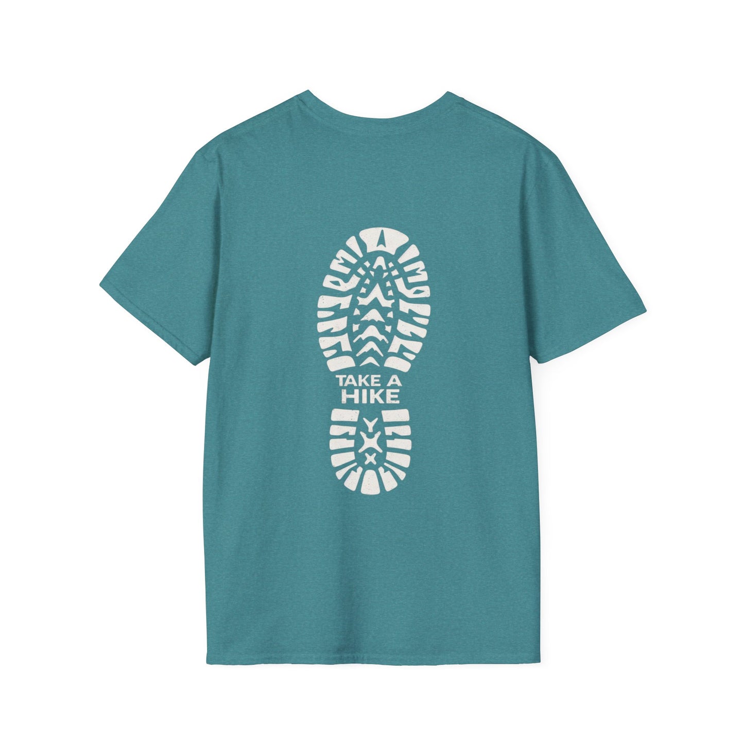 Unisex Take a Hike Soft-Style Tee - 100% Cotton Comfort with Durable Twill Tape & Ribbed Collar