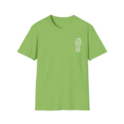 Unisex Take a Hike Soft-Style Tee back print- 100% Cotton Comfort with Durable Twill Tape & Ribbed Collar