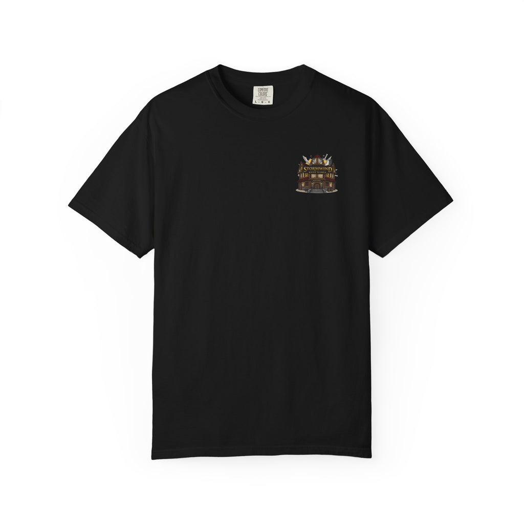 Stormwind-Inspired Unisex T-Shirt, Fantasy Apparel, Gamer Shirt, Gift for Gamers, Casual Wear, Gaming Merchandise