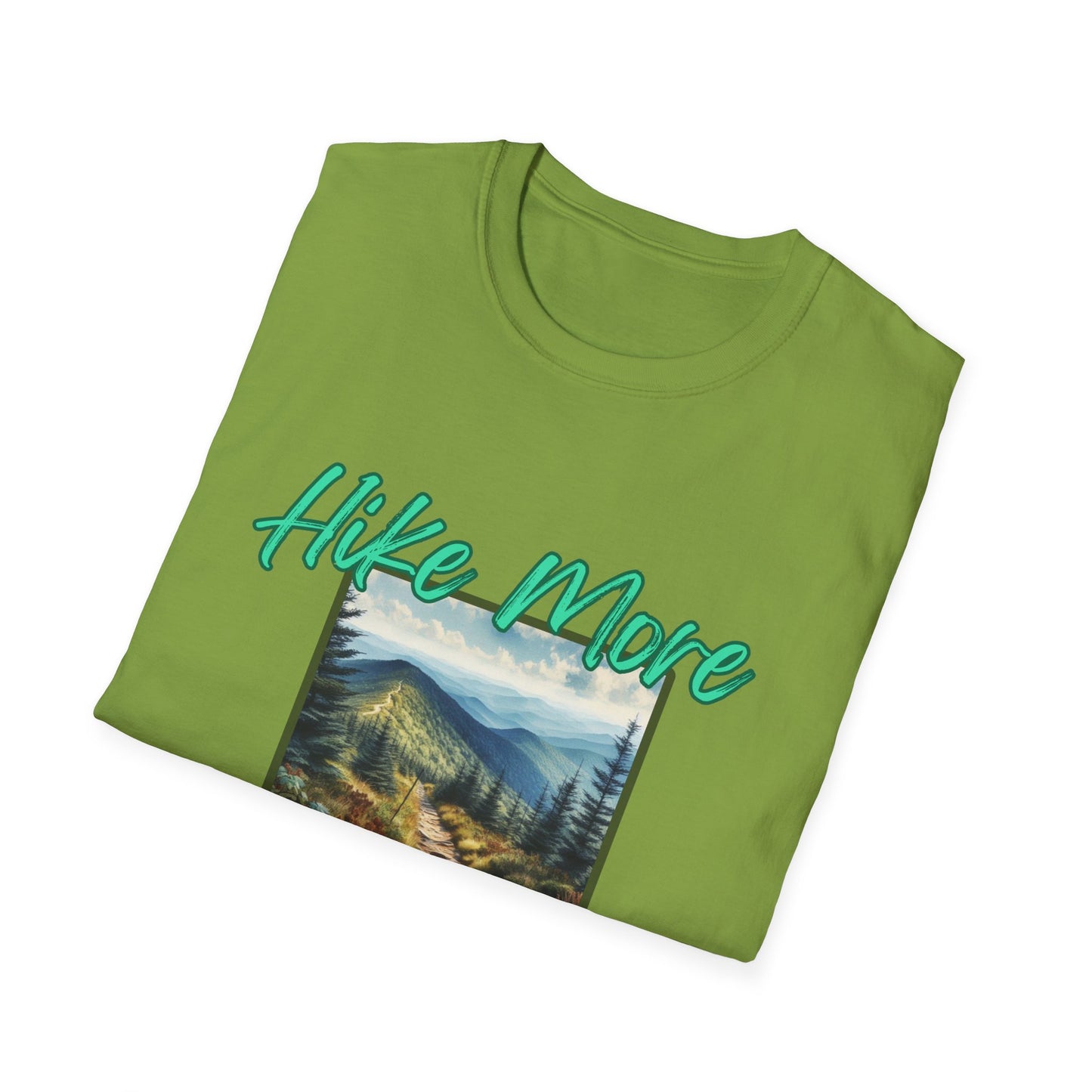 Trail Bliss Tee - Hike More, Worry Less | Eco-Friendly Ring-Spun Cotton Hiking Shirt