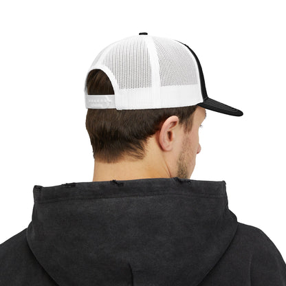 Embroidered Snapback Trucker Cap, Stylish Cap for Outdoor Enthusiasts, Unique Gift for Him, Custom Hat for Events, Casual Everyday Wear