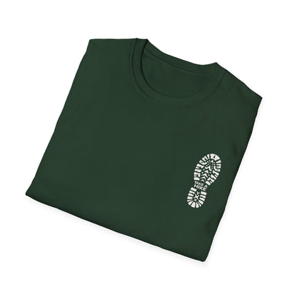 Unisex Take a Hike Soft-Style Tee back print- 100% Cotton Comfort with Durable Twill Tape & Ribbed Collar