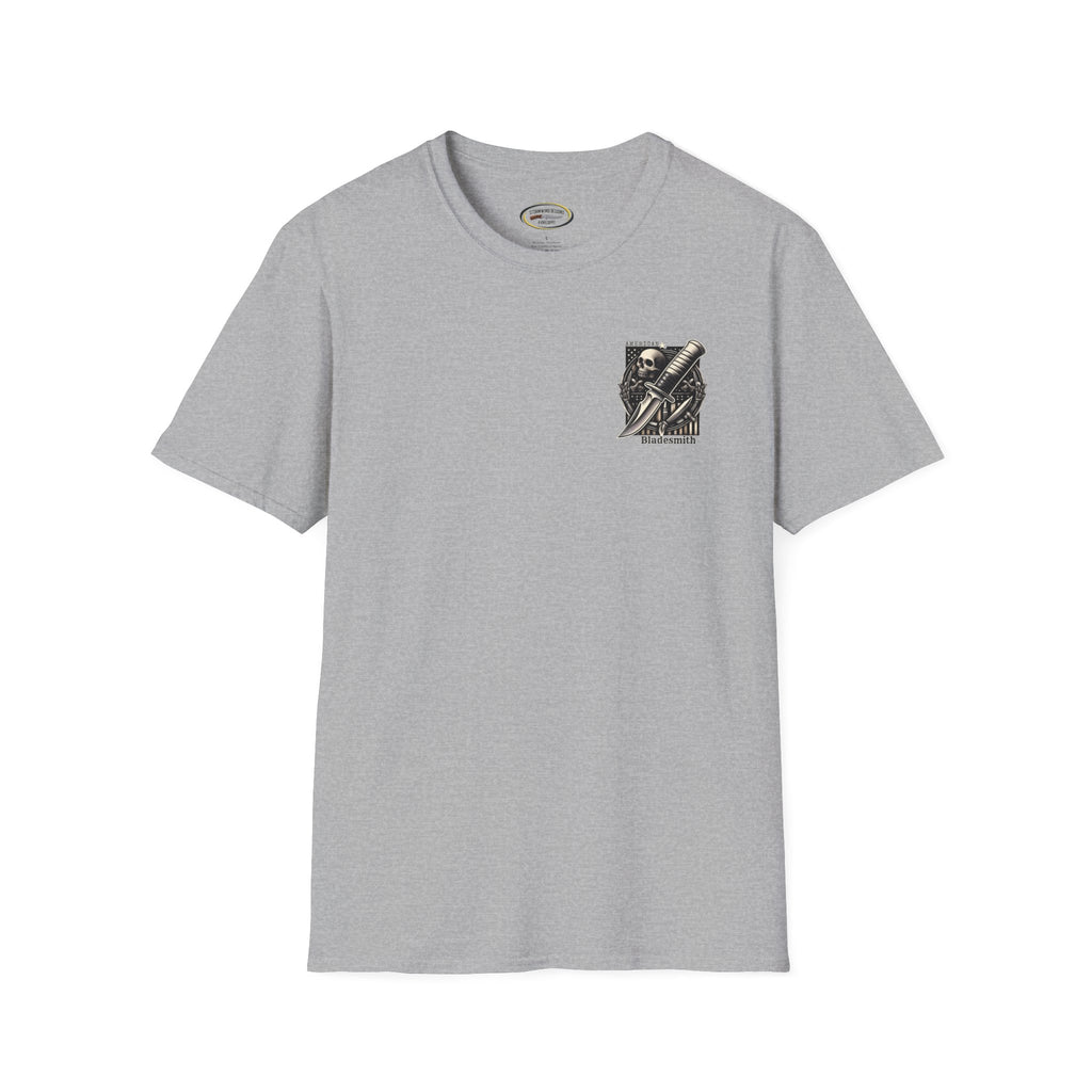 American Bladesmith Unisex T-Shirt - Durable Ring-Spun Cotton Tee with Ribbed Collar and Twill Tape Shoulders