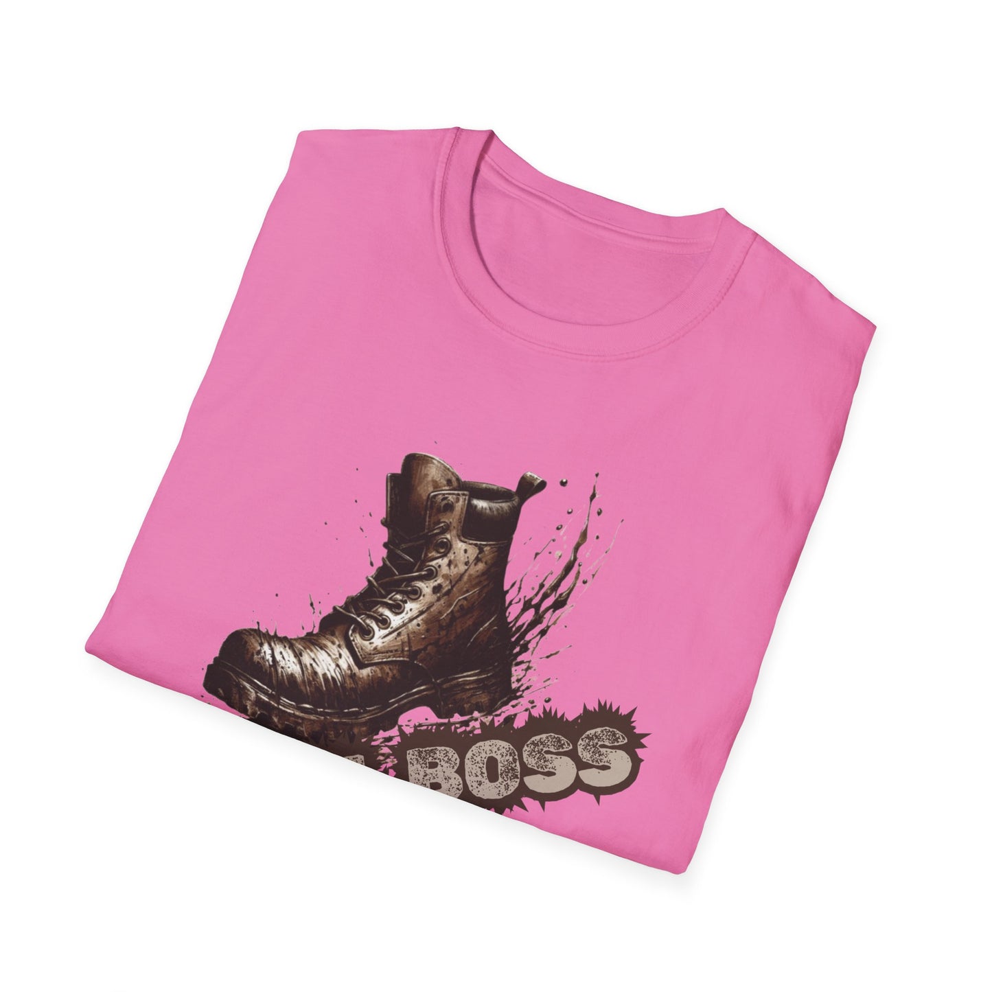 Trail Boss Cotton Tee: Bear-Proof Humor, Eco-Friendly Comfort, Versatile Outdoor Wear