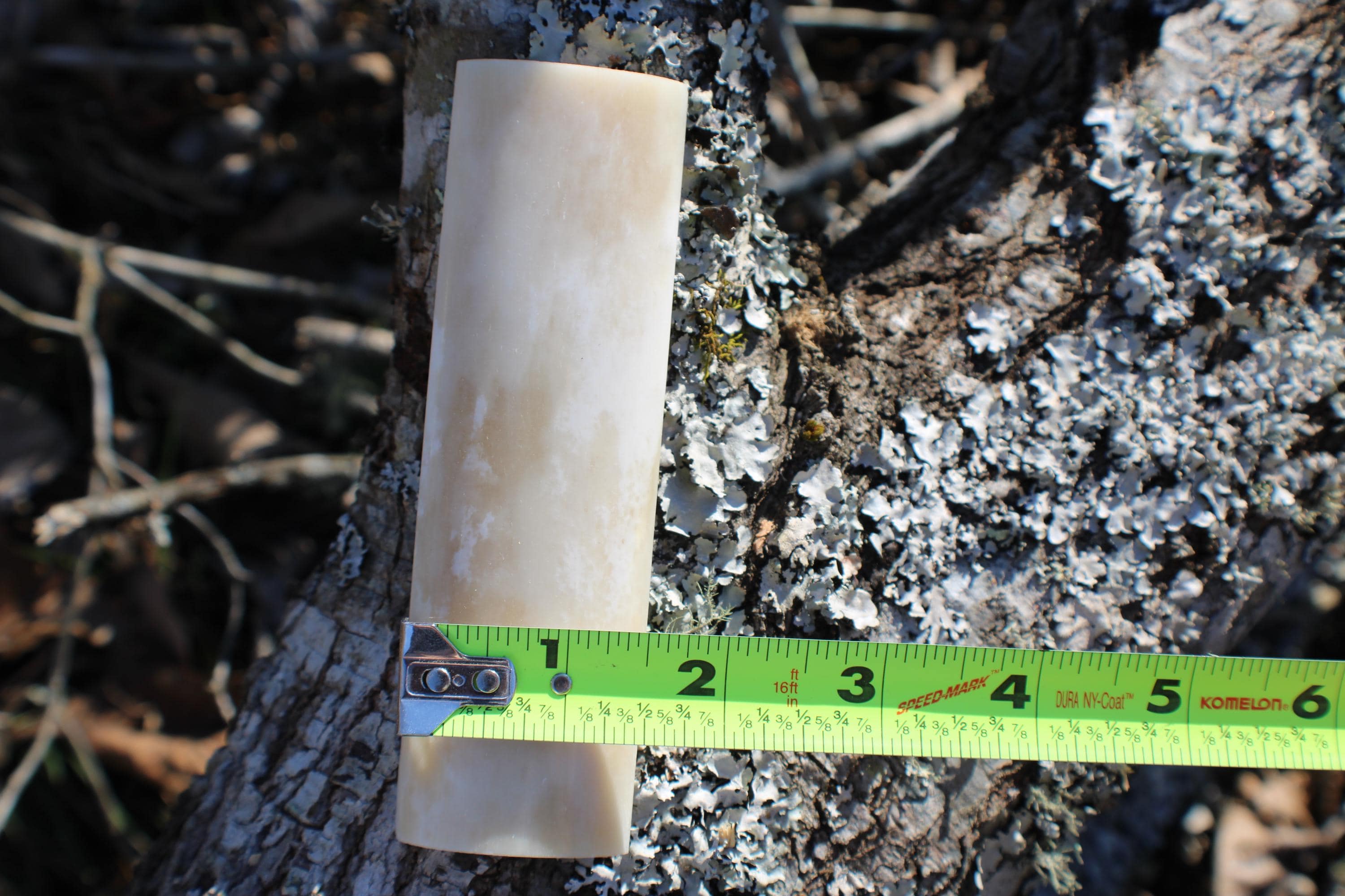 Natural Camel Bone Knife Scales  Organic Cream Handle Material (5" x 1.5" x 1/4")