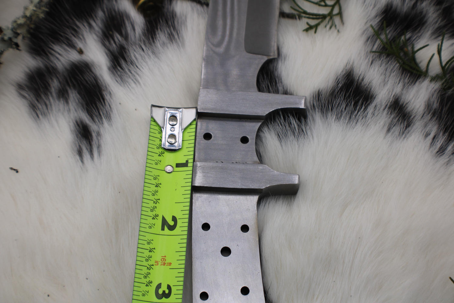 S3 - sub hilt fighter Knife Blade Blank with Sheath. 440c stainless steel