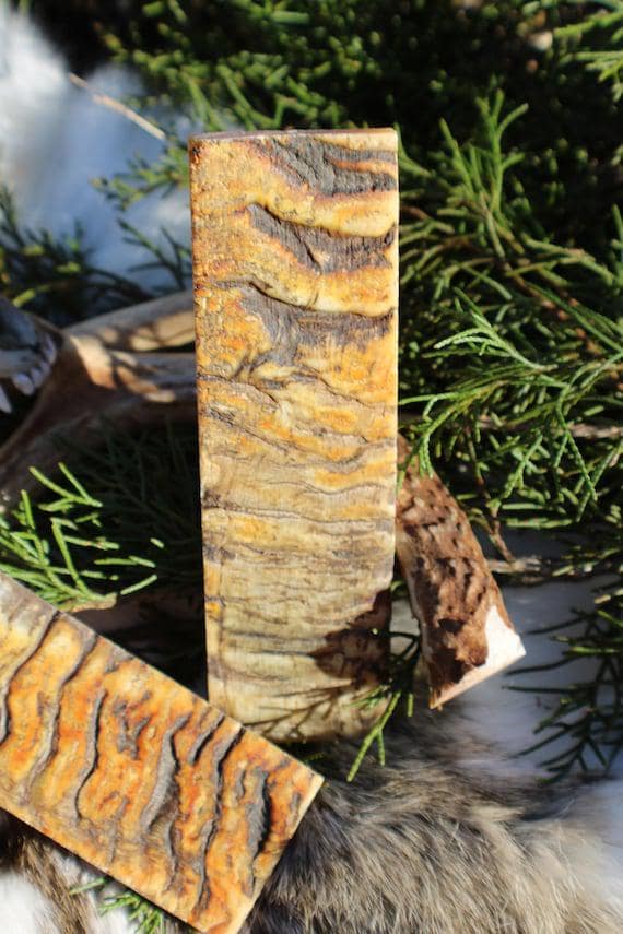 Ram Horn Knife Handle Scales | 3 Matched Pairs, Natural Grip, Maker’s Bundle