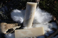 Natural Camel Bone Knife Scales  Organic Cream Handle Material (5" x 1.5" x 1/4")