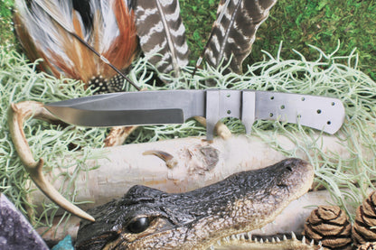 S3 - sub hilt fighter Knife Blade Blank with Sheath. 440c stainless steel