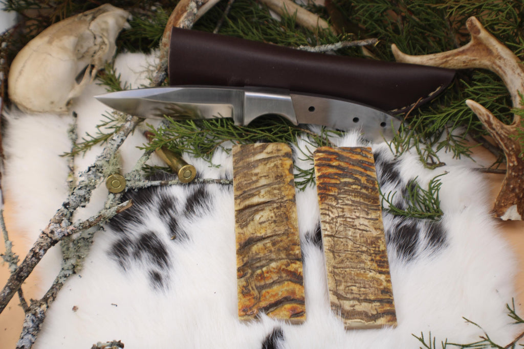 Ram Horn Knife Handle Scales | 3 Matched Pairs, Natural Grip, Maker’s Bundle