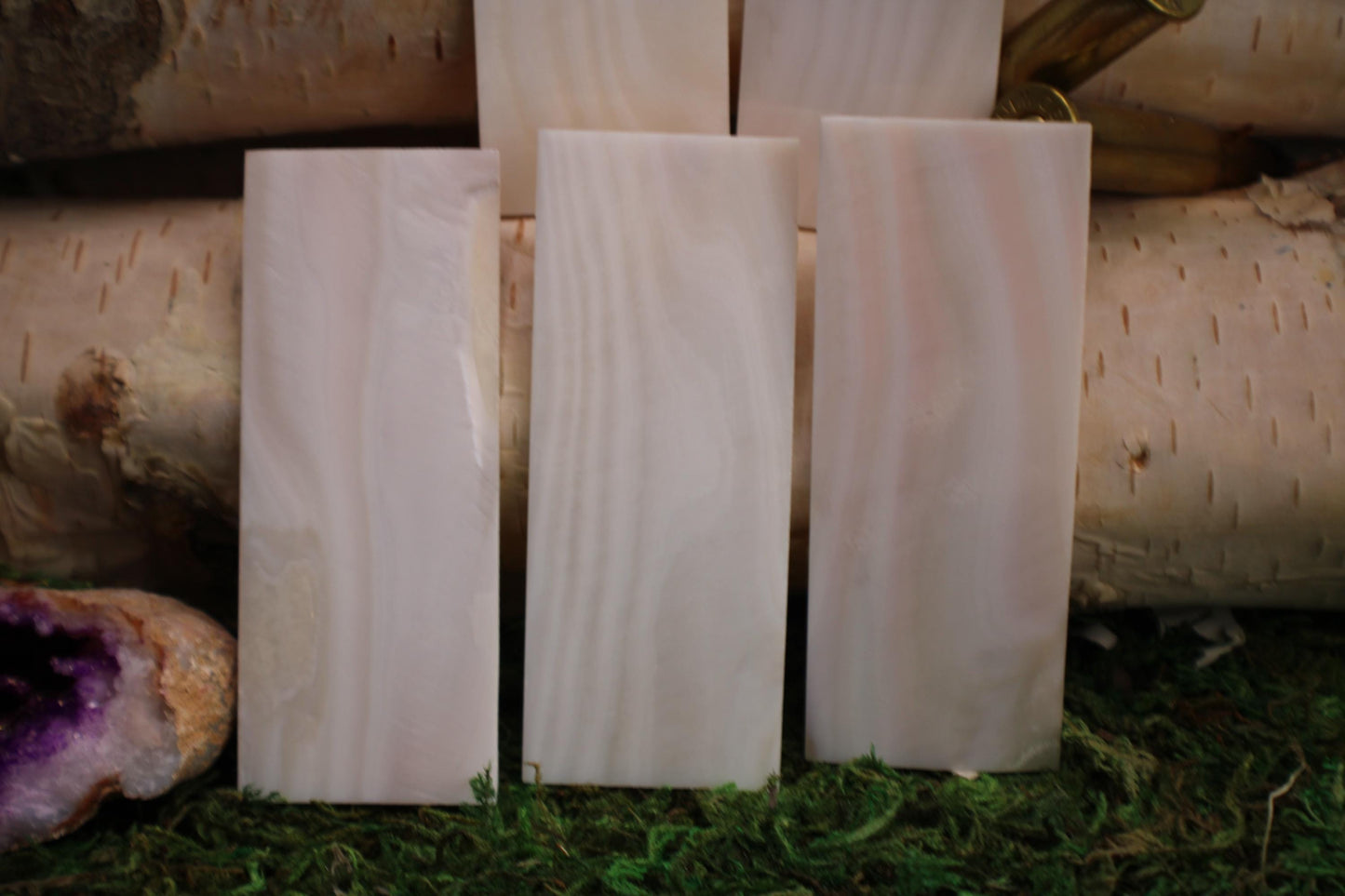 Mother of Pearl Knife Handle Slabs, Scale inlay Material
