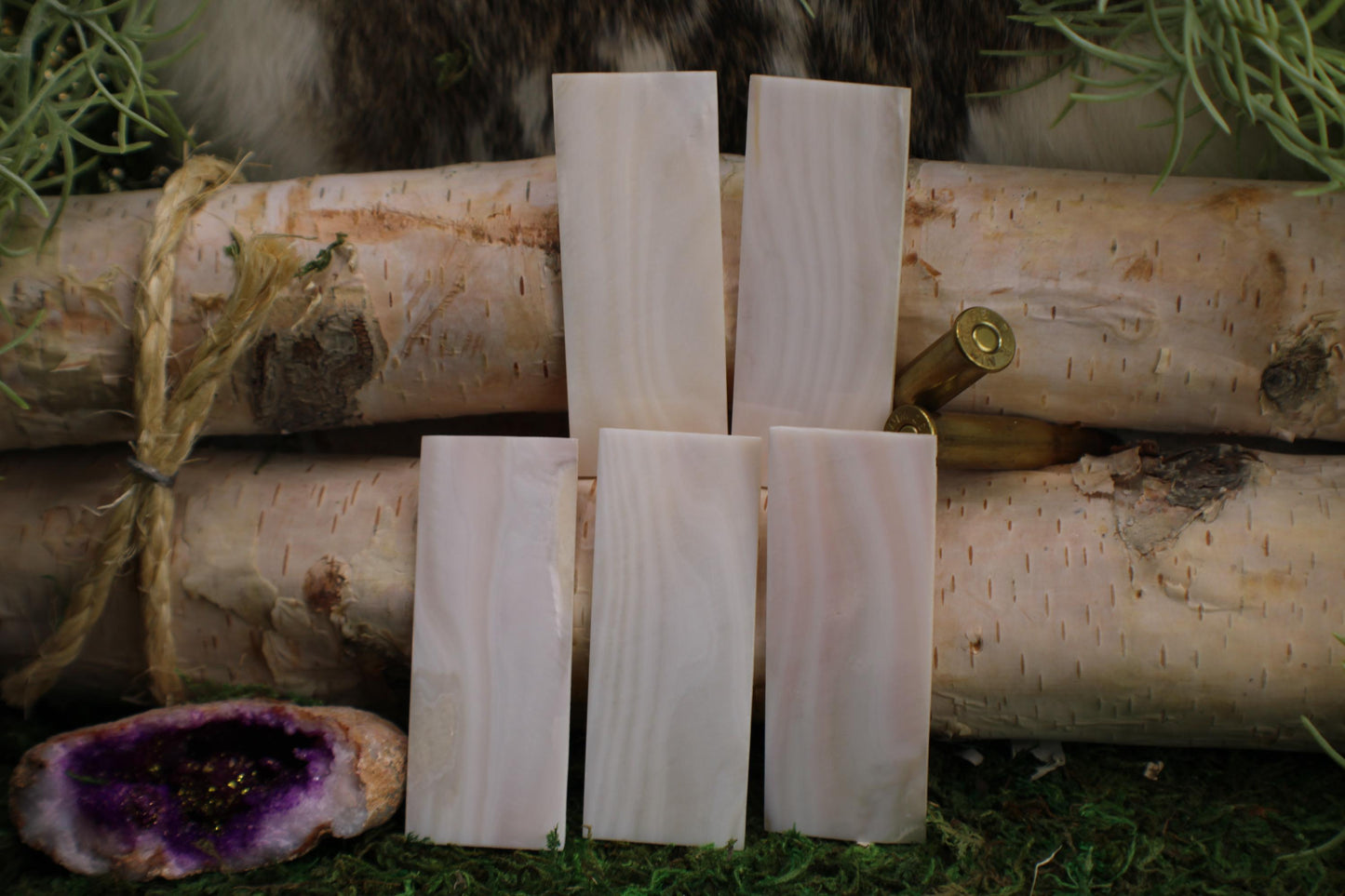 Mother of Pearl Knife Handle Slabs, Scale inlay Material