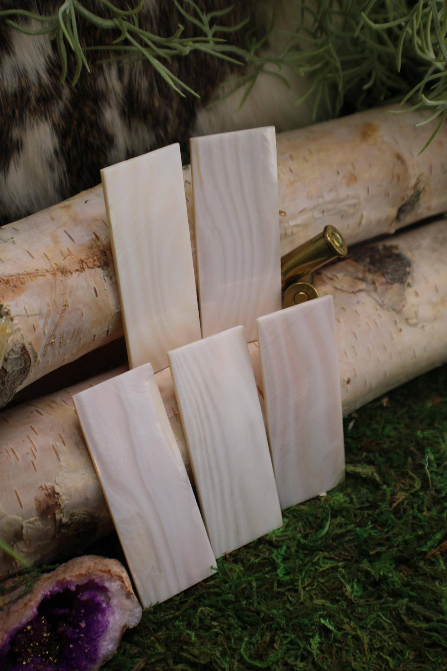 Mother of Pearl Knife Handle Slabs, Scale inlay Material