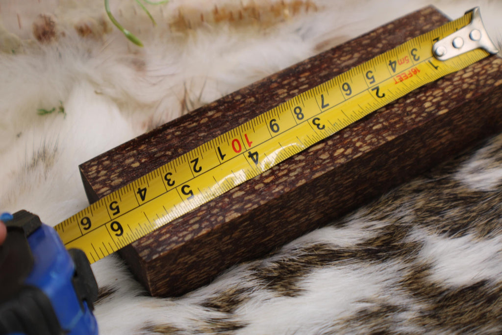 Knife Handle from SPALTED GUAVA WOOD Rare Red Exotic Natural Eco Slabs Stabilized Bookmatched Exotic Block Wood Custom Knife Blank Scale