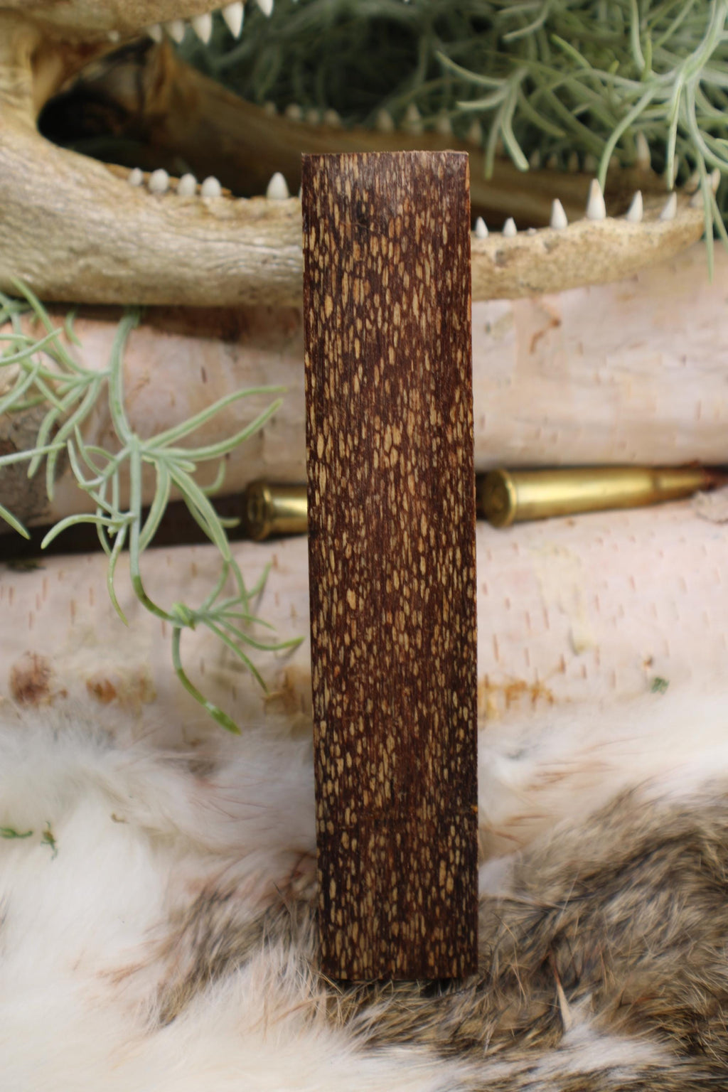 Knife Handle from SPALTED GUAVA WOOD Rare Red Exotic Natural Eco Slabs Stabilized Bookmatched Exotic Block Wood Custom Knife Blank Scale