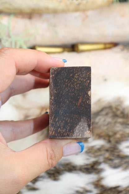 Knife Handle from SPALTED GUAVA WOOD Rare Red Exotic Natural Eco Slabs Stabilized Bookmatched Exotic Block Wood Custom Knife Blank Scale
