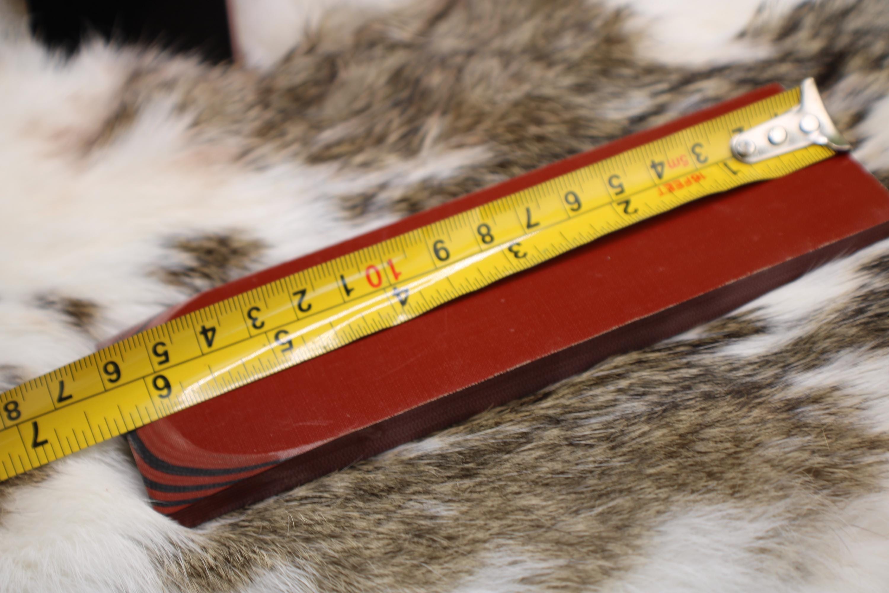 Knife Handle Pair black and red micarta approximately 6.25x 2 x .25