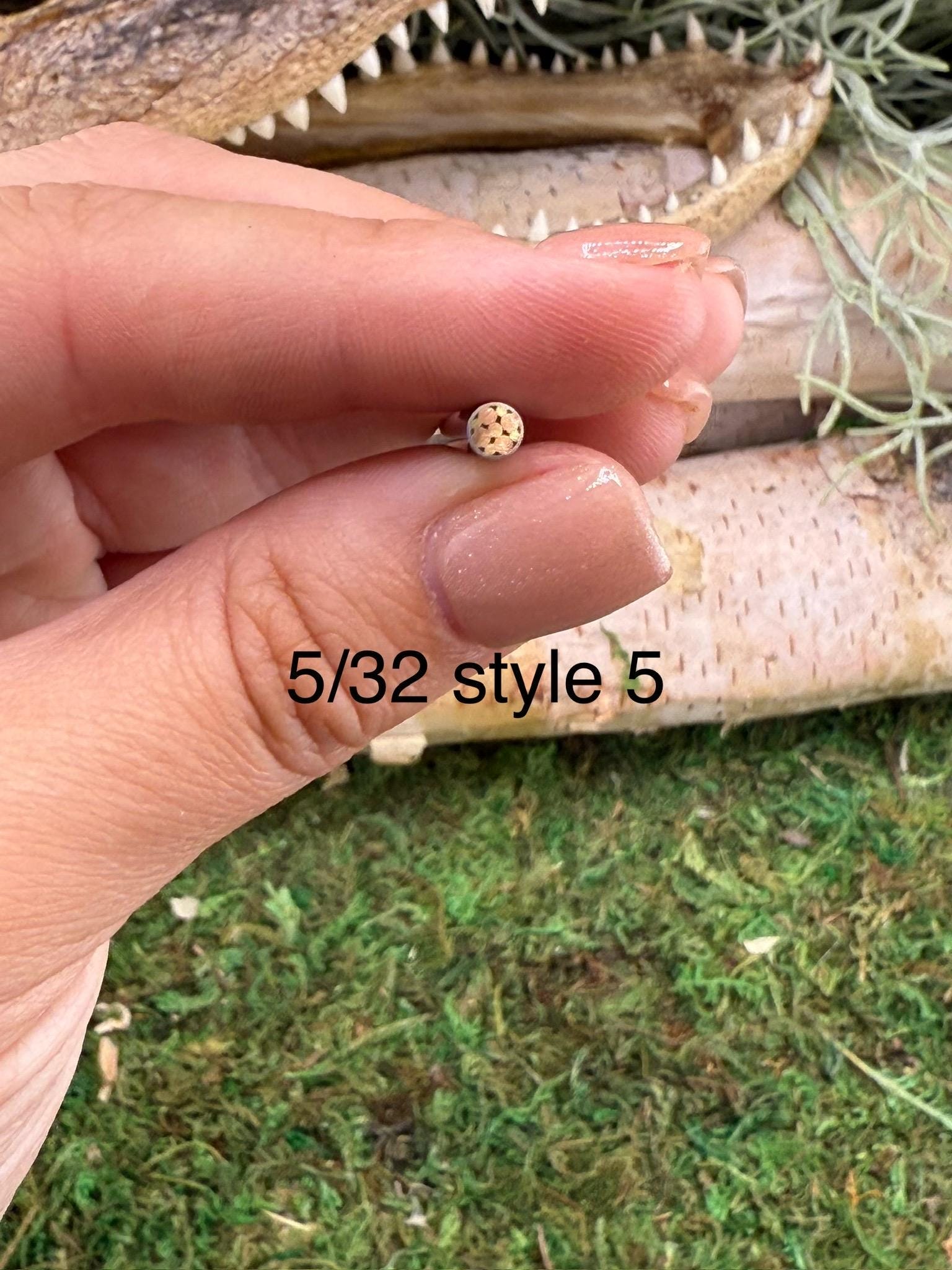 mosaic pin | custom knife making supply | 5/32 x 6 | unique mosaic design style 5