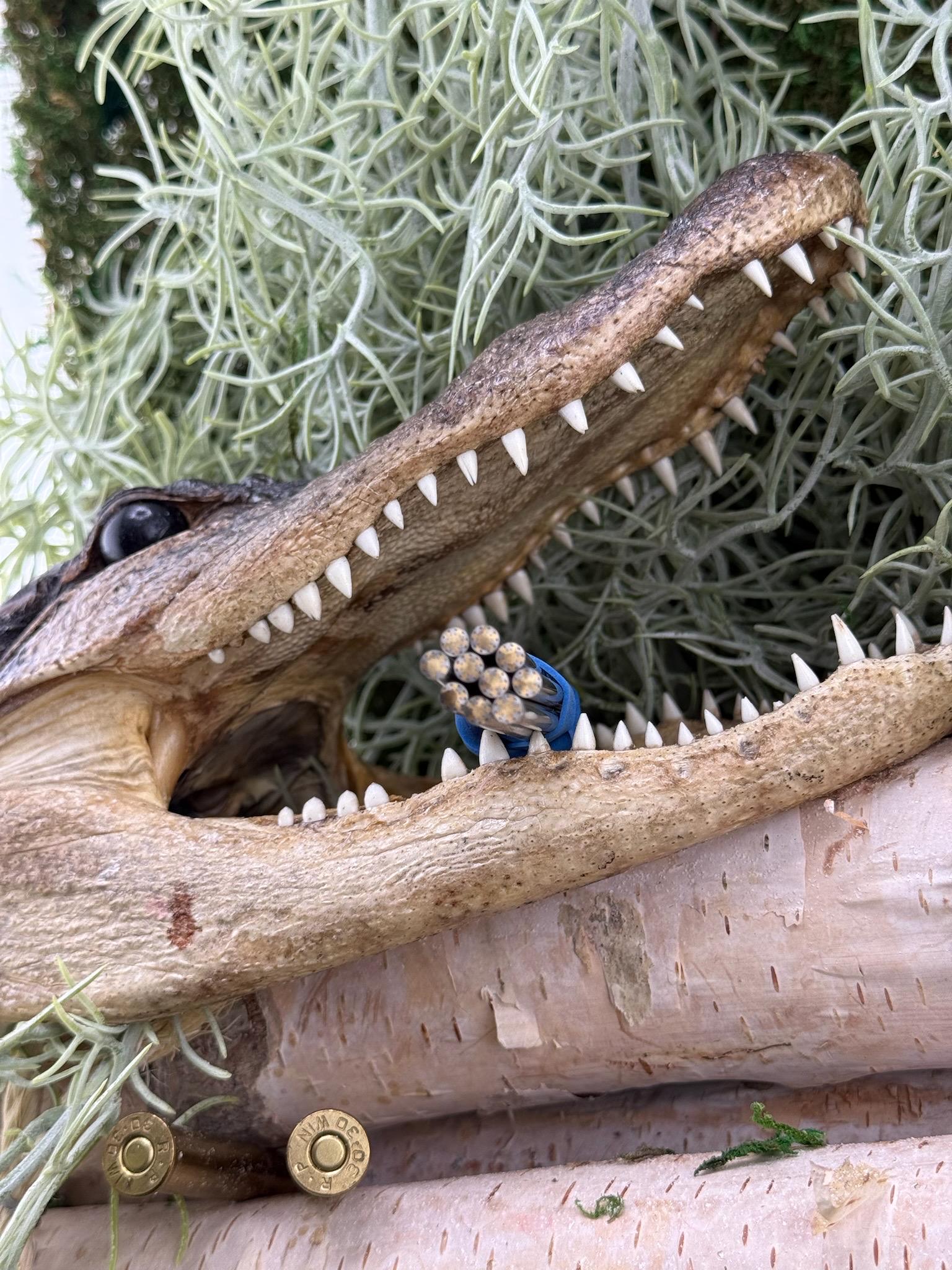 mosaic pin | custom knife making supply | 5/32 x 6 | unique mosaic design style 3