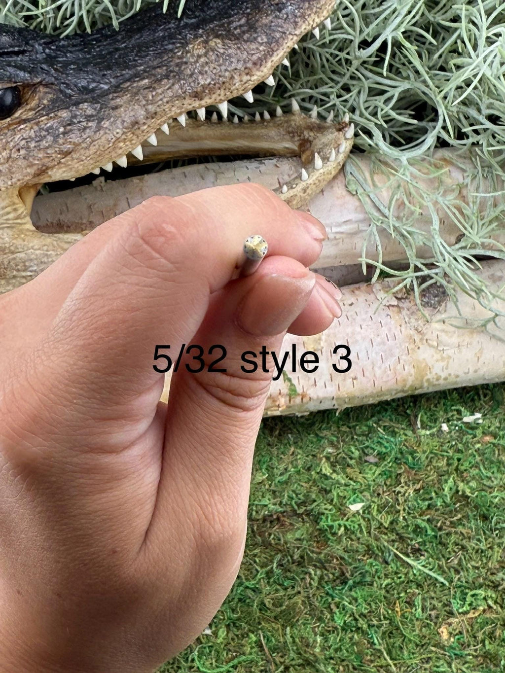 mosaic pin | custom knife making supply | 5/32 x 6 | unique mosaic design style 3