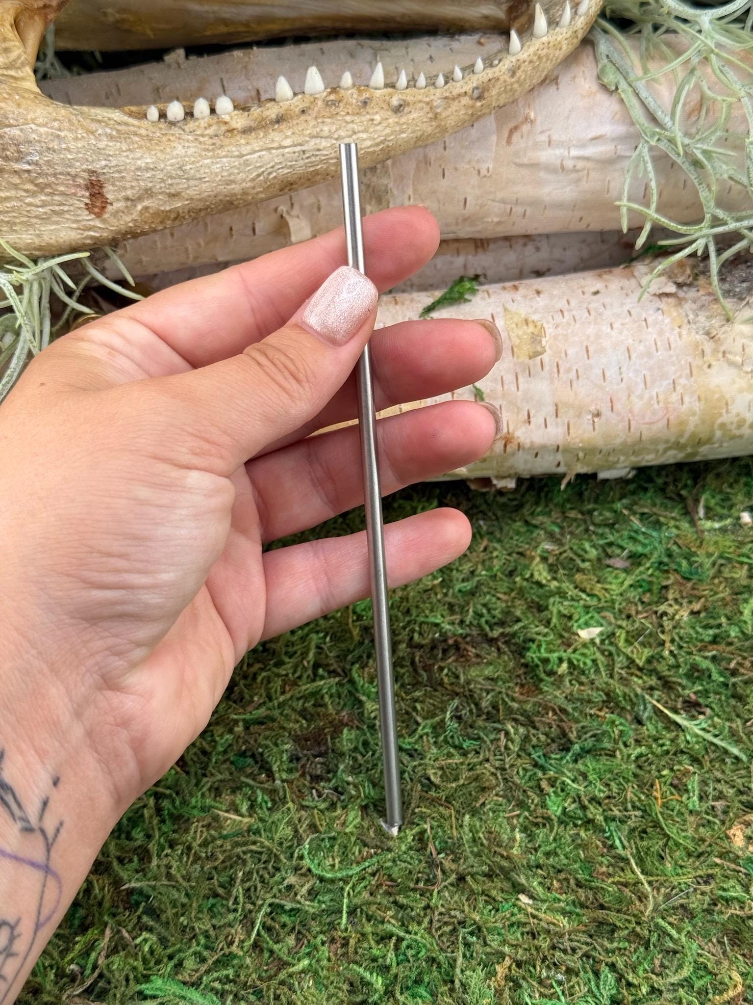 mosaic pin | custom knife making supply | 5/32 x 6 | unique mosaic design style 2