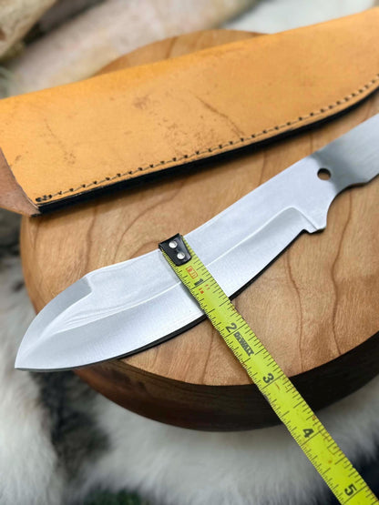 Nessmuk Fixed Blade Knife Blank - 440C Bushcraft Camping Skinner DIY Kit