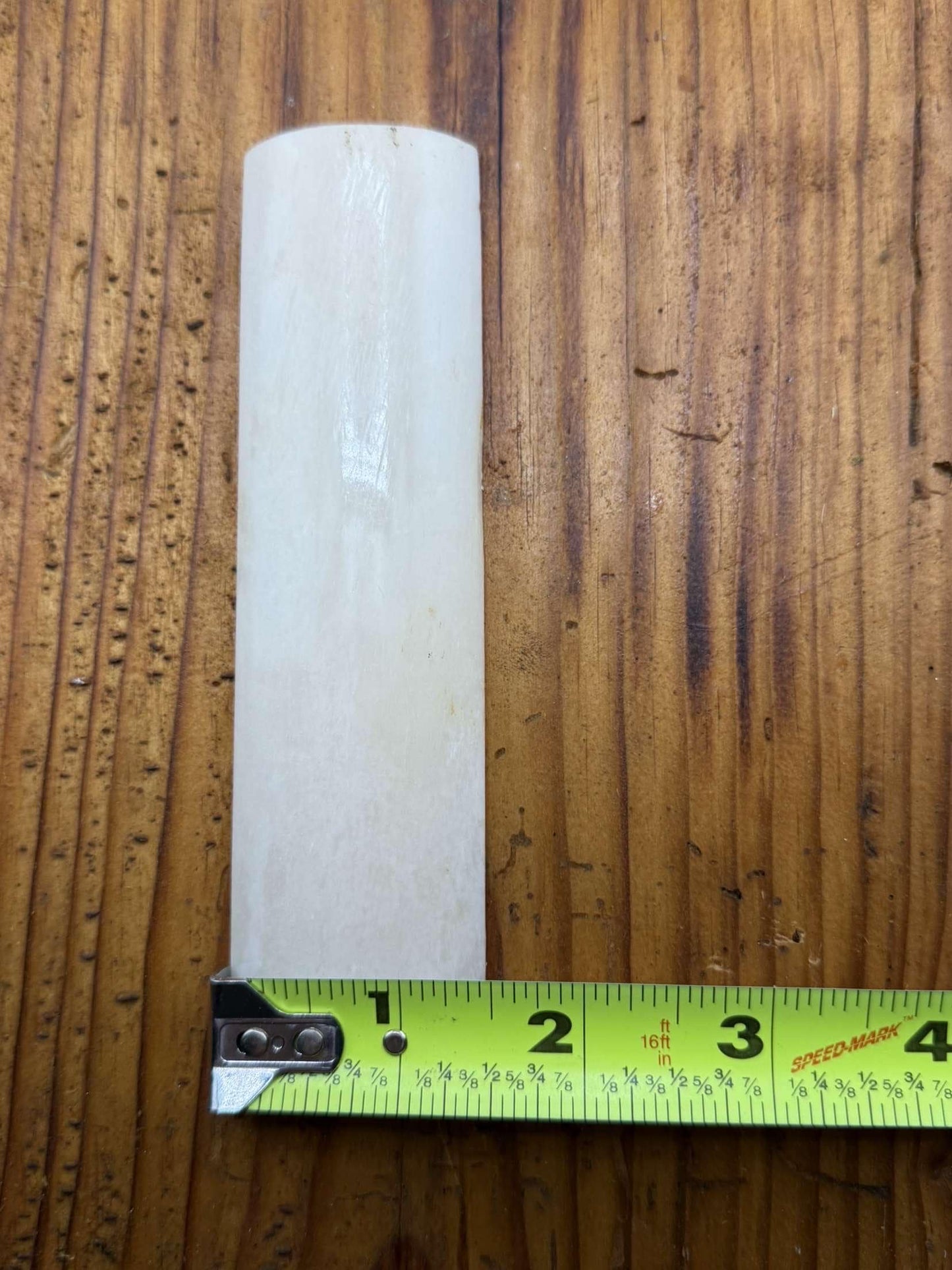 Bleached White Camel Bone Knife Scales - 5" x 1.5" x 1/4" Pair - Ultra Bright Handle Material - For Scrimshaw - Stormwind Knife Supply