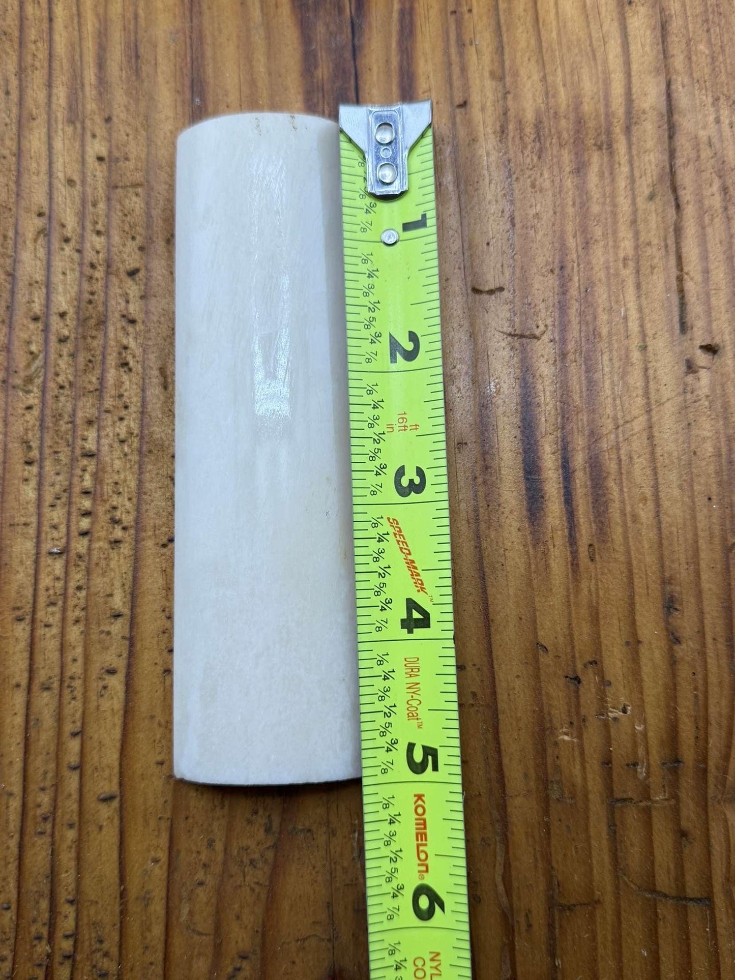 Bleached White Camel Bone Knife Scales - 5" x 1.5" x 1/4" Pair - Ultra Bright Handle Material - For Scrimshaw - Stormwind Knife Supply